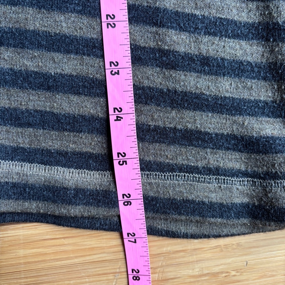 Vintage 80s Jane Tise handmade striped turtleneck - Picture 5 of 6